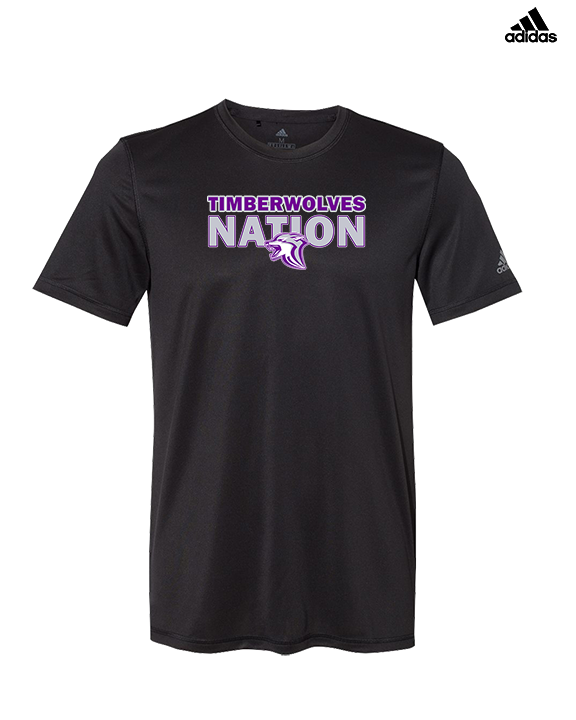 Heritage HS Volleyball Nation - Mens Adidas Performance Shirt