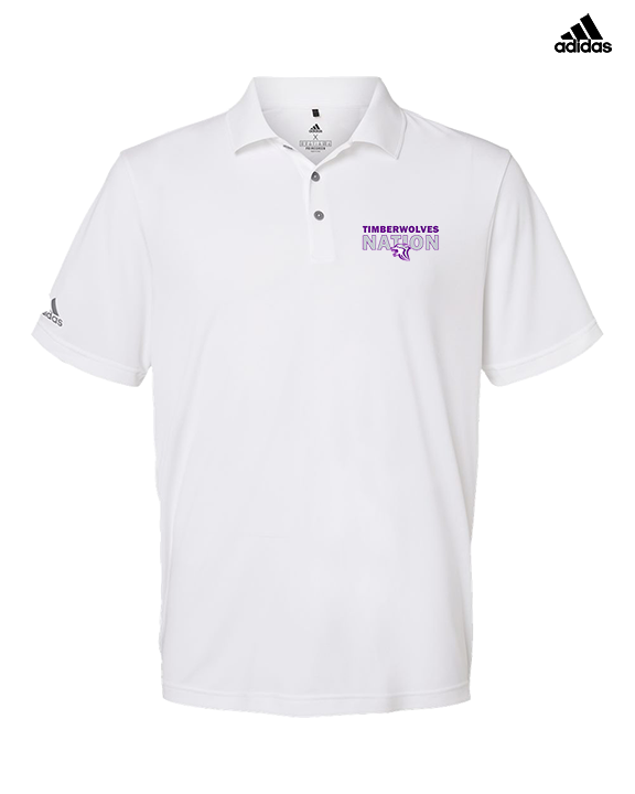 Heritage HS Volleyball Nation - Mens Adidas Polo
