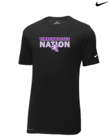 Heritage HS Volleyball Nation - Mens Nike Cotton Poly Tee