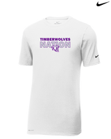 Heritage HS Volleyball Nation - Mens Nike Cotton Poly Tee