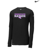 Heritage HS Volleyball Nation - Mens Nike Longsleeve