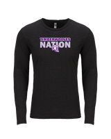 Heritage HS Volleyball Nation - Tri-Blend Long Sleeve