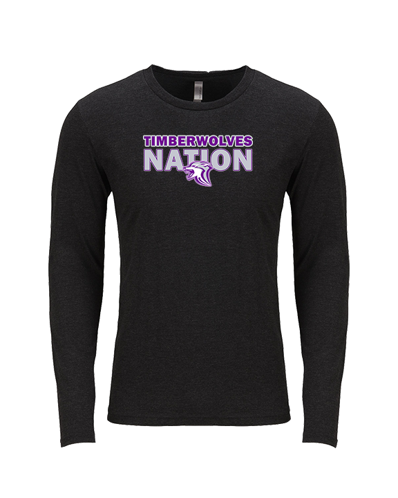 Heritage HS Volleyball Nation - Tri-Blend Long Sleeve
