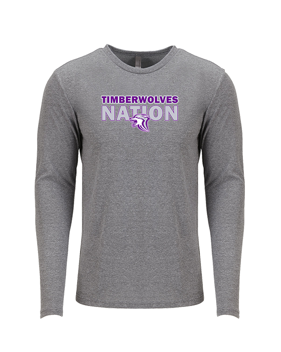 Heritage HS Volleyball Nation - Tri-Blend Long Sleeve