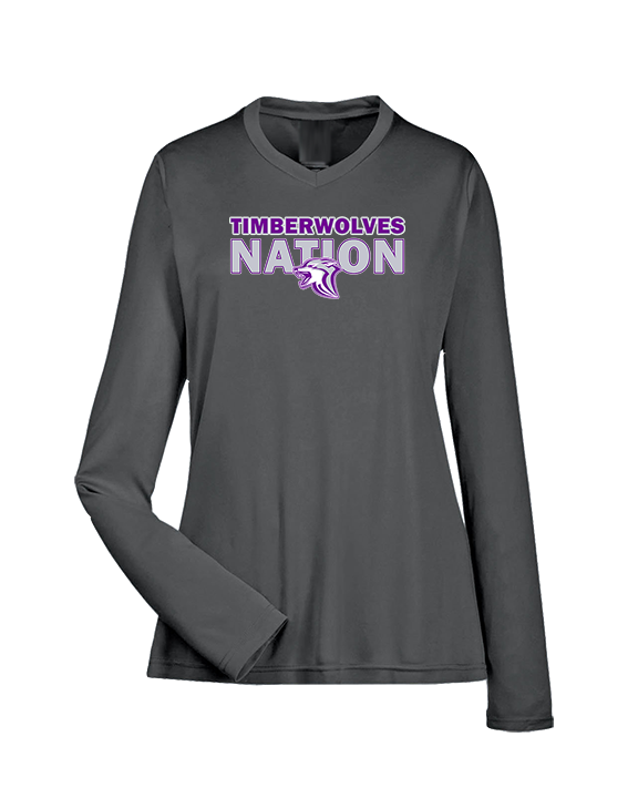 Heritage HS Volleyball Nation - Womens Performance Longsleeve