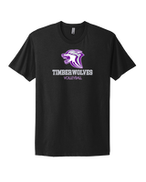 Heritage HS Volleyball Shadow - Mens Select Cotton T-Shirt