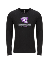 Heritage HS Volleyball Shadow - Tri-Blend Long Sleeve