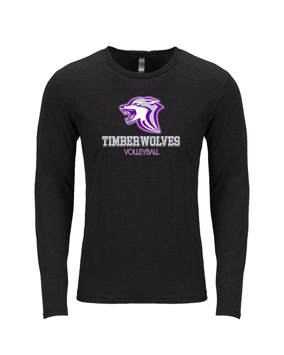 Heritage HS Volleyball Shadow - Tri-Blend Long Sleeve