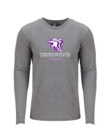 Heritage HS Volleyball Shadow - Tri-Blend Long Sleeve