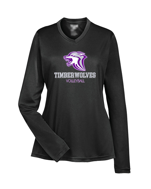 Heritage HS Volleyball Shadow - Womens Performance Longsleeve