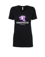 Heritage HS Volleyball Shadow - Womens Vneck