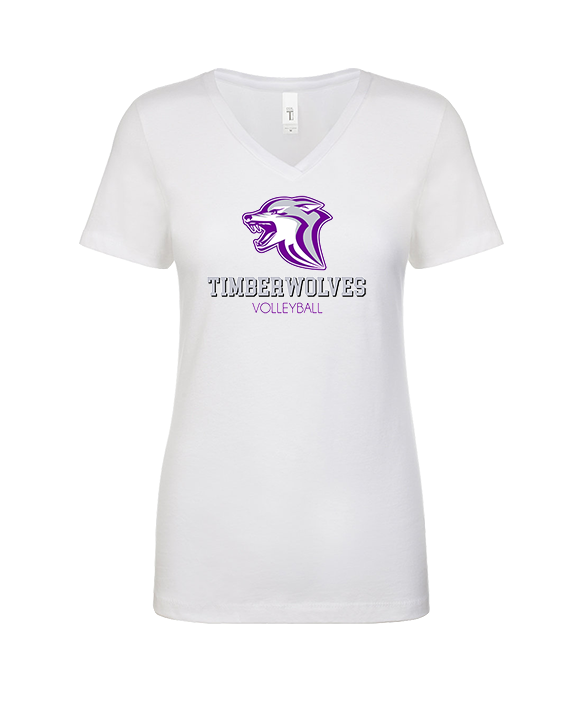 Heritage HS Volleyball Shadow - Womens Vneck