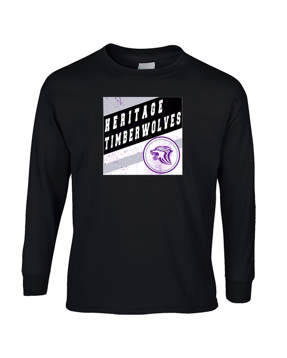 Heritage HS Volleyball Square - Cotton Longsleeve