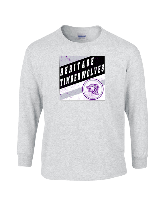 Heritage HS Volleyball Square - Cotton Longsleeve
