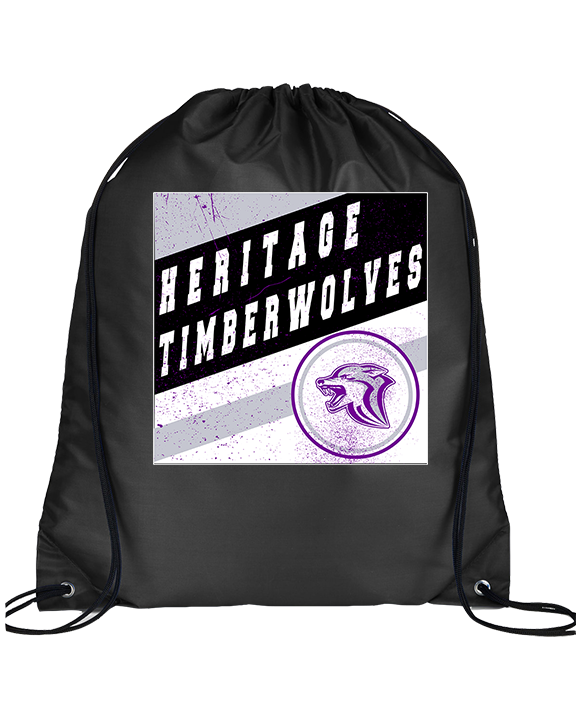 Heritage HS Volleyball Square - Drawstring Bag