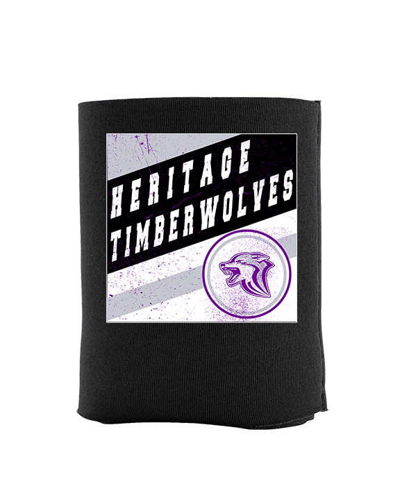 Heritage HS Volleyball Square - Koozie