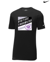 Heritage HS Volleyball Square - Mens Nike Cotton Poly Tee