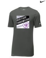 Heritage HS Volleyball Square - Mens Nike Cotton Poly Tee