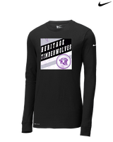 Heritage HS Volleyball Square - Mens Nike Longsleeve