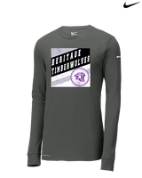 Heritage HS Volleyball Square - Mens Nike Longsleeve