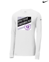 Heritage HS Volleyball Square - Mens Nike Longsleeve