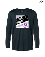Heritage HS Volleyball Square - Mens Oakley Longsleeve