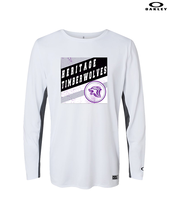 Heritage HS Volleyball Square - Mens Oakley Longsleeve