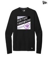 Heritage HS Volleyball Square - New Era Performance Long Sleeve