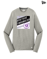 Heritage HS Volleyball Square - New Era Performance Long Sleeve