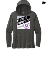 Heritage HS Volleyball Square - New Era Tri-Blend Hoodie