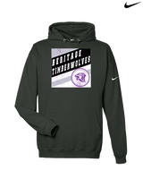 Heritage HS Volleyball Square - Nike Club Fleece Hoodie
