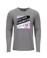 Heritage HS Volleyball Square - Tri-Blend Long Sleeve