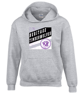 Heritage HS Volleyball Square - Youth Hoodie