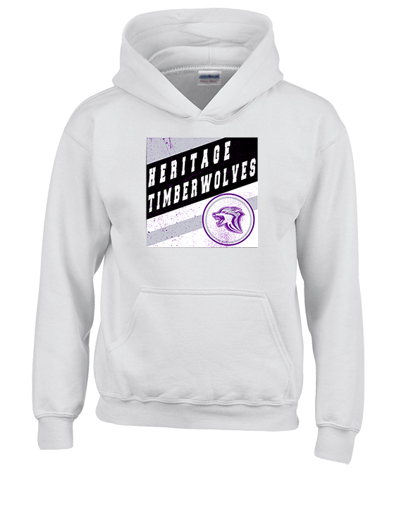 Heritage HS Volleyball Square - Youth Hoodie