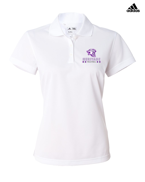 Heritage HS Volleyball Stacked - Adidas Womens Polo