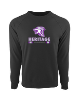 Heritage HS Volleyball Stacked - Crewneck Sweatshirt