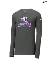 Heritage HS Volleyball Stacked - Mens Nike Longsleeve