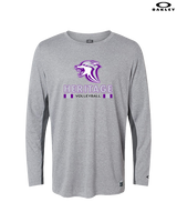Heritage HS Volleyball Stacked - Mens Oakley Longsleeve