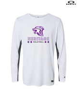 Heritage HS Volleyball Stacked - Mens Oakley Longsleeve