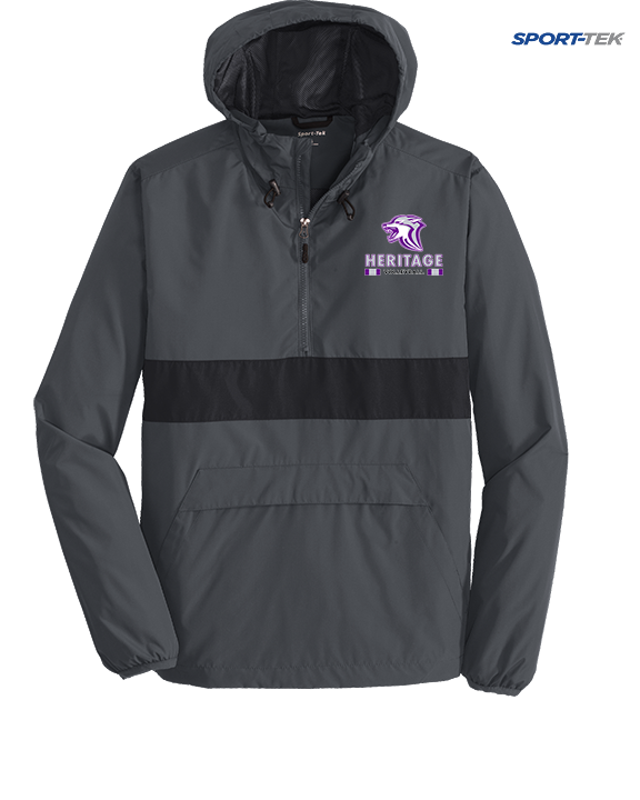 Heritage HS Volleyball Stacked - Mens Sport Tek Jacket