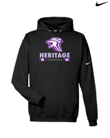 Heritage HS Volleyball Stacked - Nike Club Fleece Hoodie