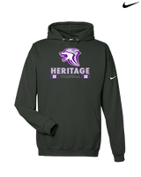 Heritage HS Volleyball Stacked - Nike Club Fleece Hoodie
