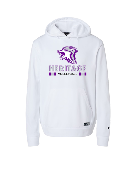 Heritage HS Volleyball Stacked - Oakley Performance Hoodie