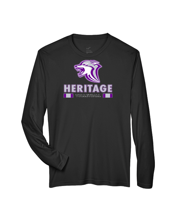 Heritage HS Volleyball Stacked - Performance Longsleeve