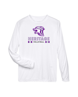 Heritage HS Volleyball Stacked - Performance Longsleeve