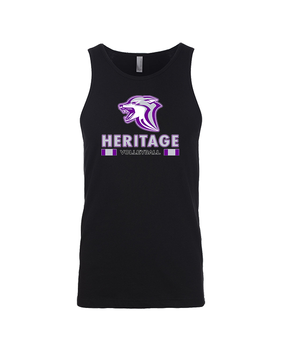 Heritage HS Volleyball Stacked - Tank Top