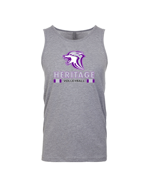 Heritage HS Volleyball Stacked - Tank Top
