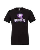 Heritage HS Volleyball Stacked - Tri-Blend Shirt