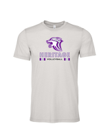 Heritage HS Volleyball Stacked - Tri-Blend Shirt