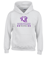 Heritage HS Volleyball Stacked - Unisex Hoodie